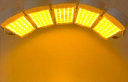 Lumos fototerapia LED Equipo medico Luz amarilla 590nm